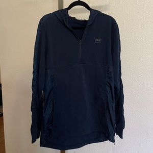 Navy Blue Hurley Half Zip up Sweater